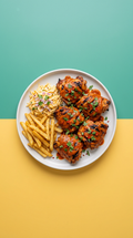 Spiced Mango BBQ Chicken Platter